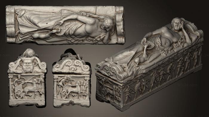 Memorial (Sarkophag Tarquinia, PM_0284) 3D models for cnc